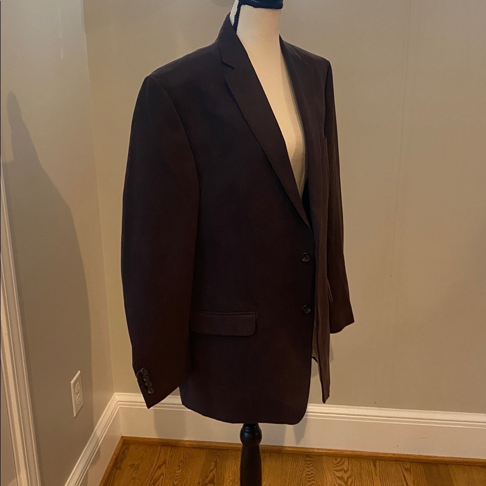 Lauren Ralph Lauren brown sport coat 42R academia soft lightweight - Picture 2 of 12